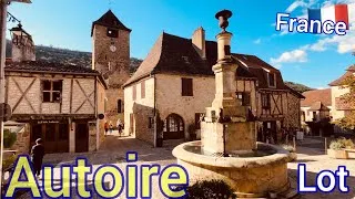 Miniature : Autoire plus beau village de France, un trésor caché dans la vallée de la Dordogne, balade à pied 4k