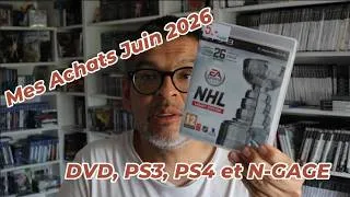 Miniature : Achats Juin 2026: DVD, PS3, PS4 et N-GAGE
