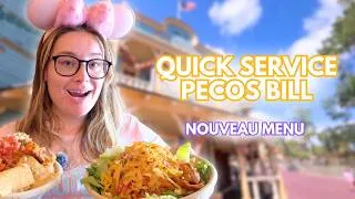 Miniature : Je teste le nouveau menu du Quick Service Pecos Bill au Magic Kingdom
