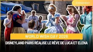 Miniature : Un RÊVE devenu RÉALITÉ à Disneyland Paris 👑 Le vœu Make‑A‑Wish de Luca et Elena