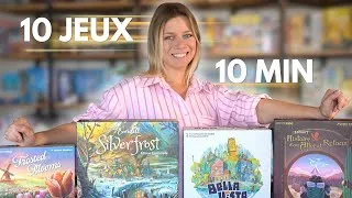 Miniature : Mes 10 dernières découvertes jeux de société en 10 MINUTES