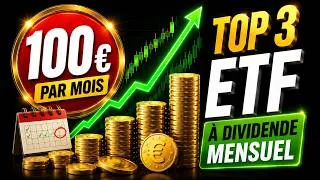 Miniature : Les 3 meilleurs ETF à dividendes mensuels (2026)