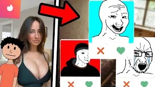Miniature : Je Deviens une FILLE sur TINDER !