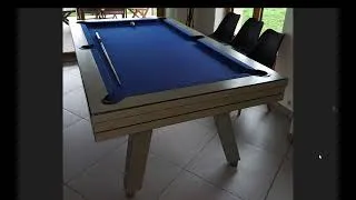 Miniature : Création d'un billard qui fait table pour occuper moins d'espace
