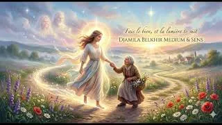 Miniature : "FAIS LE BIEN ET LA LUMIÈRE TE SUIT" DJAMILA BELKHIR MEDIUM & SENS
