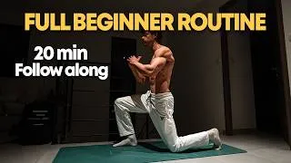 Miniature : 20 Min CALISTHENICS for Beginners | Full Body WORKOUT at Home