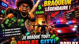 Miniature : 🔥 Je braque toute la ville sur Roblox City ! 💰 Le plus gros braquage de Roblox City ! 🚔