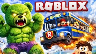 Miniature : CE TEDDY HULK GÉANT NOUS POURSUIT… ON A FAILLI MOURIR sur roblox 😱💀