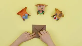Miniature : Step by step origami jumping monkey - DJ08702