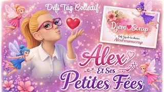 Miniature : DÉFI TAG COLLECTIF AOÛT DE @AlexFeesSonScrap #creative #defi #tag #scrap #art 