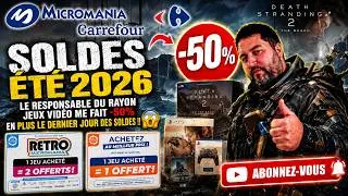 Miniature : SOLDES ÉTÉ 2026 - UN RESPONSABLE M'OFFRE -50% EN PLUS DINGUERIE ! + belles  affaires MICROMANIA !