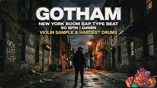 Miniature : [FREE] "GOTHAM" - Gritty New York Boom Bap Type Beat | Hard Violin Samples | 90 BPM (Prod. DjGodzy)