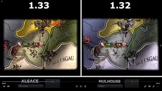 Miniature : EU4 1.33 vs 1.32 unit pips changes