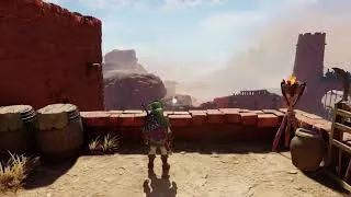 Miniature : The Legend of Zelda: Ocarina of Time (Switch 2) - Gerudo Valley Adult Link Gameplay