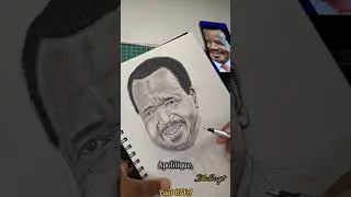 Miniature : DESSIN PORTRAIT – Paul BIYA || Election présidentielle 2025 Cameroun