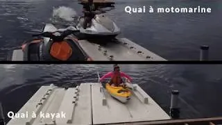 Miniature : Comment installer : quai à motomarine double ou à kayak