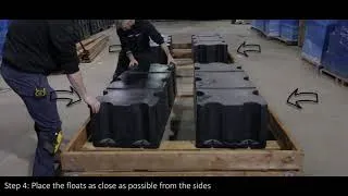 Miniature : How to install dock floats on floating dock