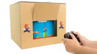 Miniature : Comment faire un jeu SUPER MARIO étonnant à partir de carton