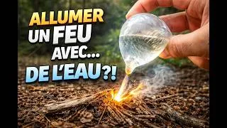 Miniature : Il allume un feu avec… de l’eau 😳(tu ne vas pas y croire) Résultat fou🔥💧