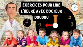 Miniature : Exercices pour lire l'heure avec Docteur Doudou