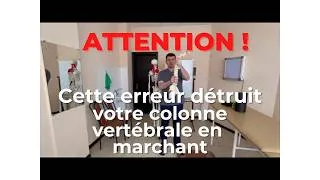Miniature : Cette erreur ruine ta colonne vertébrale quand tu marches : corrige-la vite !