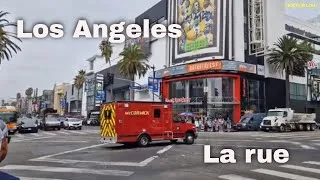 Miniature : Los Angeles ! Ambiance de rue passage ambulance