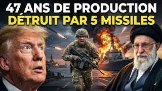 Miniature : 5 missiles iraniens viennent de détruire 47 ans de production militaire — voici les chiffres.