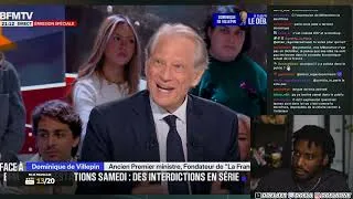 Miniature : « GUERRE CIVILE » : DOMINIQUE DE VILLEPIN LANCE UN AVERTISSEMENT SUR BFMTV !
