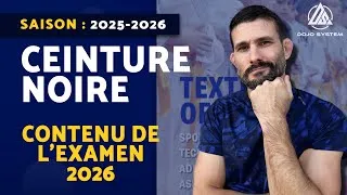 Miniature : New ! Contenu de l’examen 2025-2026 pour obtenir sa ceinture Noire de Judo