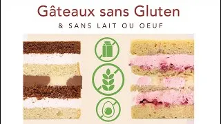 Miniature : 🎂 Formation en ligne GÂTEAUX SANS GLUTEN, sans LAIT, sans OEUFS Recettes INRATABLES de Layer Cakes