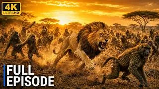 Miniature : Un Lion Était Encerclé par 80 BABOUINS... Puis Il a Retourné la Chasse Contre Eux