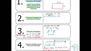 Miniature : Problèmes écrits avec une inéquation (Notes de cours p.20, p.21#1,4)