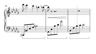Miniature : A Beautiful Sad Song – Dream (Sheet music - Partition)