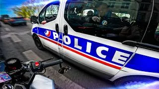 Miniature : IMPOSSIBLE DE GARDER MON SÉRIEUX FACE À CE POLICIER 😂👮‍♀️ Motovlog sur Paris