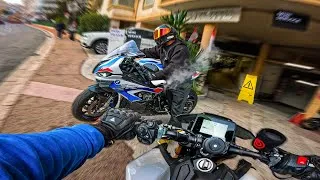 Miniature : LA MALADIE DES BMW M1000RR ? ❌🏍️ Panne devant chez BMW Monaco 🇲🇨