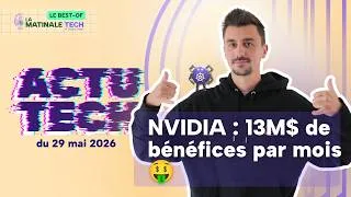 Miniature : Nvidia fait 13 milliards de bénéfices par mois : la bulle IA va t-elle tenir ? 🤑