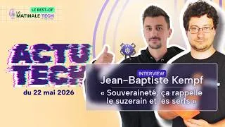 Miniature : Souveraineté numérique, RAM, vibe-coding... Jean-Baptiste Kempf dit tout ! 🫣