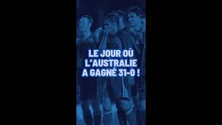 Miniature : Le JOUR où l'AUSTRALIE a GAGNE 31-0 ! #sports #sport #footballtiktok #football #australie