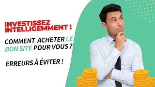 Miniature : Comment acheter le BON site pour vous (et éviter les ERREURS)