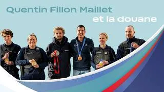 Miniature : Quentin Fillon Maillet à la rencontre des douaniers à Bercy 🇫🇷