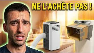 Miniature : Pourquoi votre clim portable ne refroidit rien (on simule une double tuyau pour 10€) !