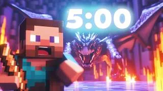 Miniature : Un Débutant Peut-Il Finir Minecraft En 5 Minutes ?!