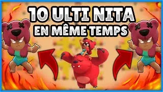 Miniature : BRAWL STARS - 10 NITA ULTIMATE EN SHOWDOWN EN MÊME TEMPS