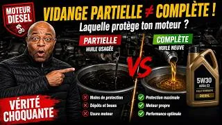 Miniature : Vidange partielle vs complète — laquelle protège vraiment ton moteur diesel ?