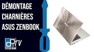 Miniature : Démontage d'un Asus Zenbook - capot + charnières + écran