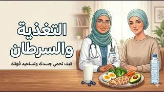 Miniature : التغذية والسرطان: كيف تحمي جسدك وتستعيد قوتك خلال العلاج ؟ من إعداد Dr Hi وفق توصيات ESMO