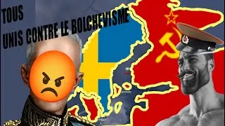 Miniature : Le roi de Suède contre les Bolchevik