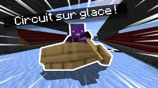 Miniature : Je BUILD un CIRCUIT SUR GLACE dans MINECRAFT ! - Part. 1