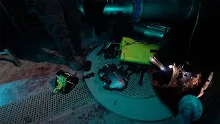Miniature : Je plonge mon sous-marin dans un ancien puits de mine abandonné
