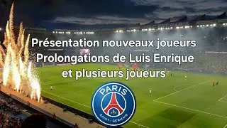 Miniature : Présentation nouveaux joueurs + Prolongations de Luis Enrique et plusieurs joueurs
